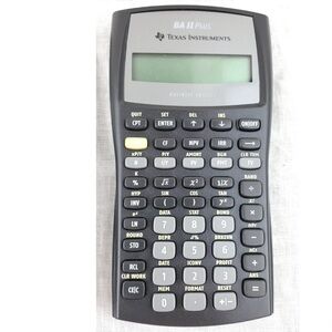 Texas Instruments Black Financial Calculator for Business